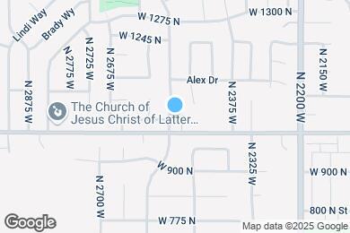 Map image of the property - 1038 N 2525 W