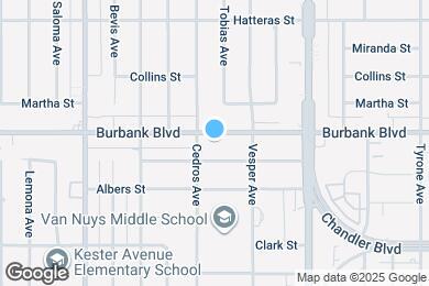 Map image of the property - 14640 Burbank Blvd
