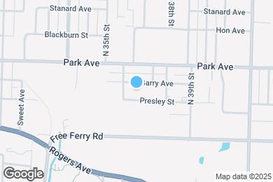 Map image of the property - 3612 Barry Ave