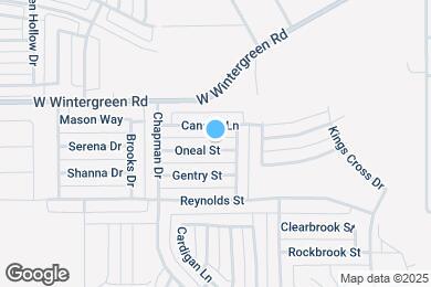 Map image of the property - 1727 Oneal St