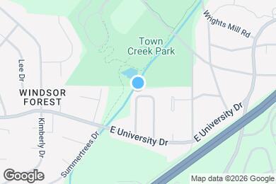 Map image of the property - 1363 Hampton Dr