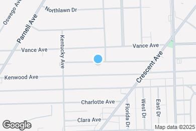 Map image of the property - 1318 Glenwood Ave