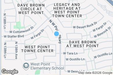 Map image of the property - 13515 W Fargo Dr