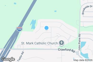 Map image of the property - 6516 Cedarhurst Ct