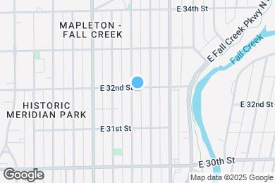 Map image of the property - 607 E 32nd St