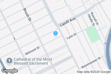 Map image of the property - 613 Belmont St