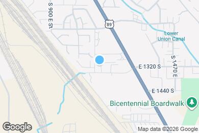 Map image of the property - 1302 S 1100 E