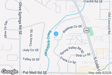Map image of the property - 1839 Waldrep Cir SE