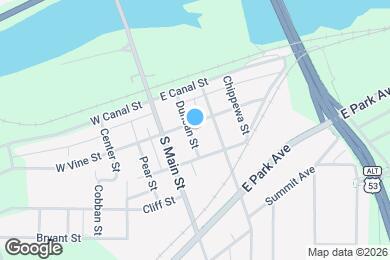 Map image of the property - 101 E Vine St