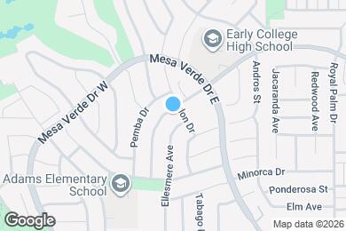 Map image of the property - 2954 Baker St