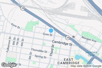 Map image of the property - 57 Gore St