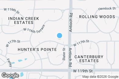 Map image of the property - 8912 W 117th St