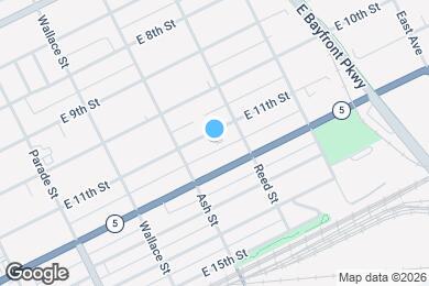 Map image of the property - 633 E 11th St