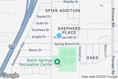Map image of the property - 12418 Summer Hill Dr