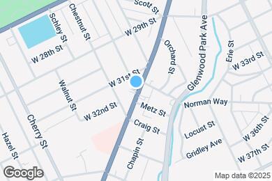 Map image of the property - 3116 Peach St