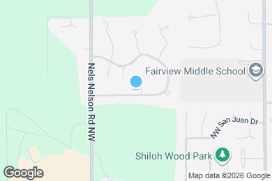 Map image of the property - 8105 Spur Ct NW