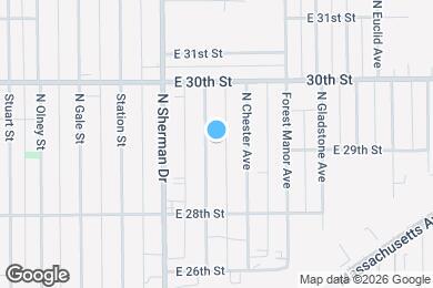 Map image of the property - 2905 N Denny St