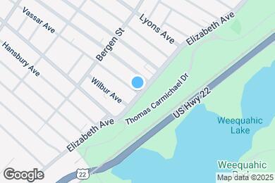 Map image of the property - 1 Vassar Ave
