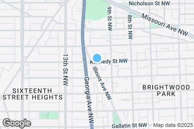 Map image of the property - 930 Kennedy St NW