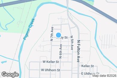 Map image of the property - 1404 Cody St