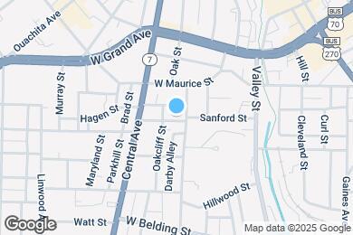 Map image of the property - 326 Sanford St