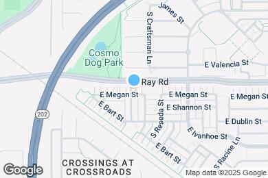 Map image of the property - 2640 E Megan St