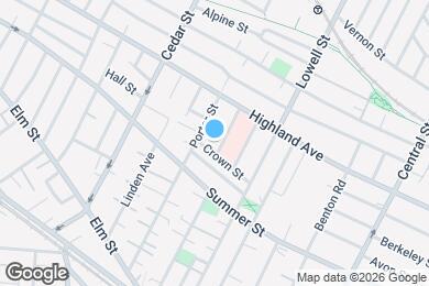 Map image of the property - 33 Crocker St