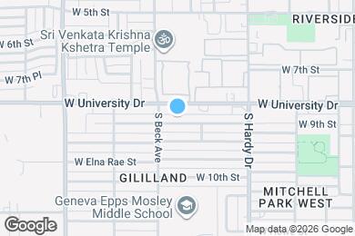 Map image of the property - 1130 W 9th St