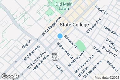 Map image of the property - 222 W Beaver Ave