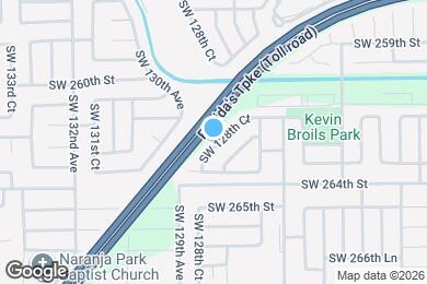 Map image of the property - 26234 SW 128th Ct