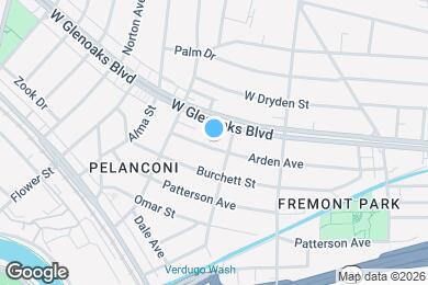 Map image of the property - 815 Arden Ave