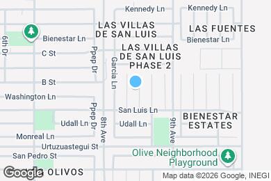 Map image of the property - 574 Bernal Dr