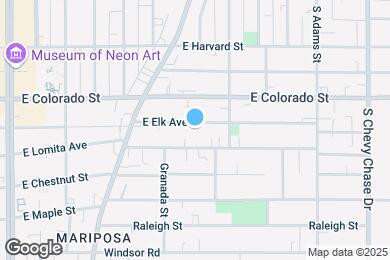 Map image of the property - 628 E Elk Ave