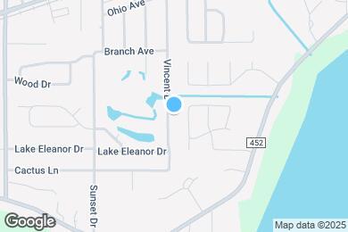 Map image of the property - 450 Vincent Dr