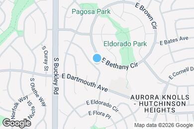 Map image of the property - 3076 S Quintero Way