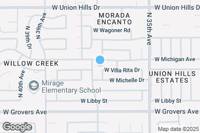 Map image of the property - 3644 W Villa Rita Dr