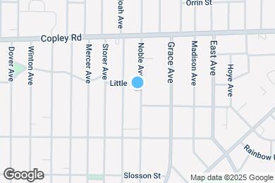 Map image of the property - 576 Noble Ave