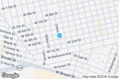 Map image of the property - 560 Clinton Ct