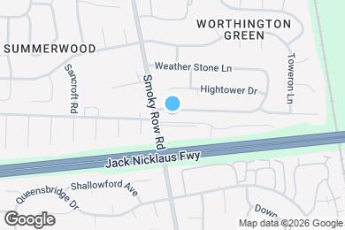 Map image of the property - 1827 Watertower Dr