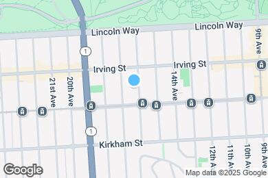 Map image of the property - 1355 16th Ave