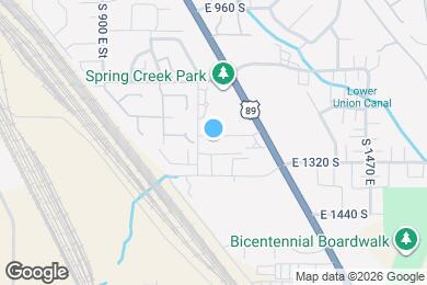 Map image of the property - 1096 E 1270 S