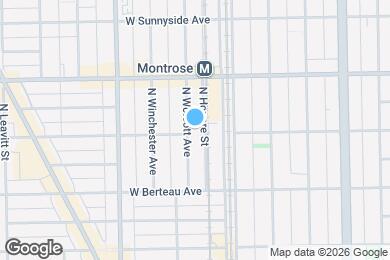 Map image of the property - 4303 N Wolcott Ave