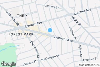 Map image of the property - 693 Belmont Ave