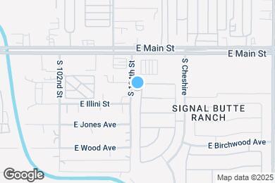 Map image of the property - 106 S Valle Verde