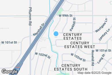 Map image of the property - 13028 W 100th Terrace