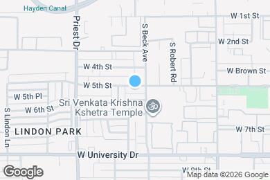Map image of the property - 1209 W 5th St