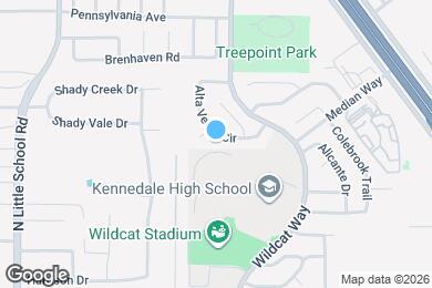 Map image of the property - 5545 Alta Verde Cir