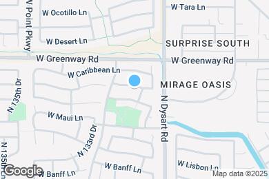Map image of the property - 13221 W Acapulco Ln