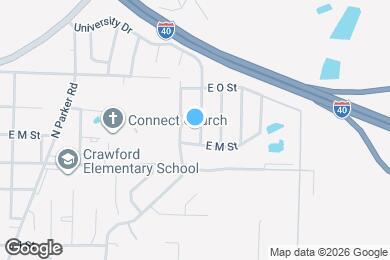 Map image of the property - 1205 N Nashville Pl