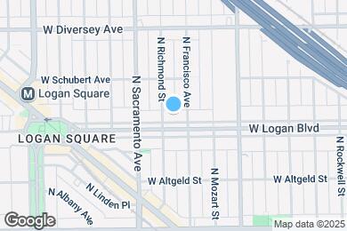 Map image of the property - 2914 W Logan Blvd